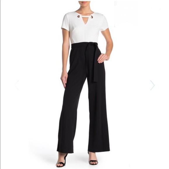 NWT TOMMY HILFIGER Short Sleeve Grommet Jumpsuit